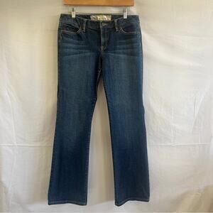 Ann Taylor Slim Boot Denim Jeans Womens Size 8 Embroidered Pockets Rodeo Barn